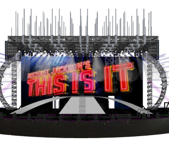 现代舞台草图大师模型，舞台SU模型下载