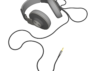 现代<em>耳机</em>草图大师模型，<em>耳机</em>skp模型下载