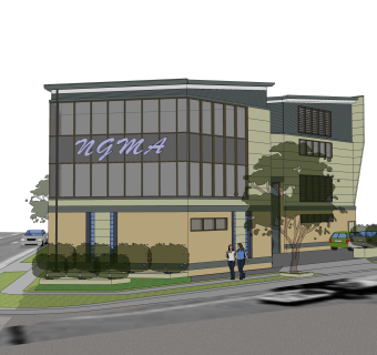 现代独栋别墅su模型下载，别墅草图大师模型分享