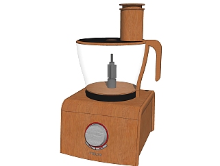 现代榨汁机sketchup模型，榨汁机草图大师模型下载