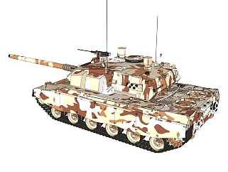 现代战争<em>坦克</em>草图大师模型，<em>坦克</em>sketchup模型