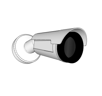  现代轨道灯射灯SU模型，轨道灯射灯草图大师模型下载