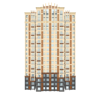 欧式住宅楼外观sketchup模型下载，住宅楼草图大师模型