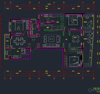 家居CAD施工图，家装室内CAD施工图纸下载