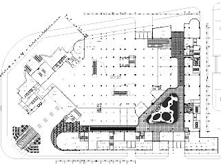 安顺塔山广场装修工程商业施工图设计