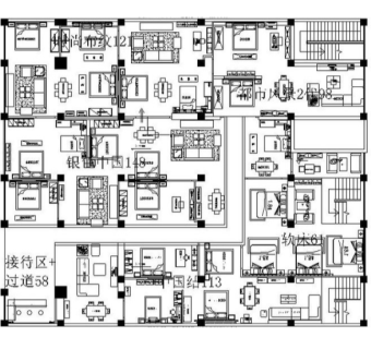 时尚简约家居销售展厅室内设计详细施工图