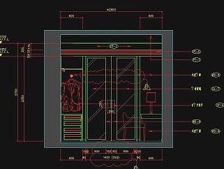 原创整木家居全屋定制衣柜CAD图纸，全套衣柜素材CAD图纸下载