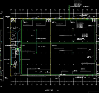 住车间电气图施工图CAD图纸