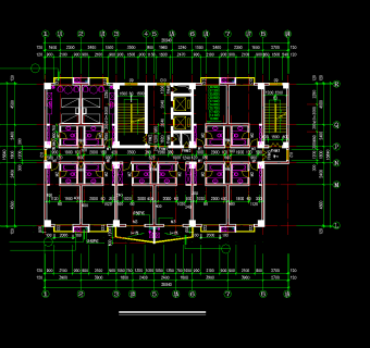 宾馆建筑全套CAD施工图，宾馆CAD建筑图纸下载