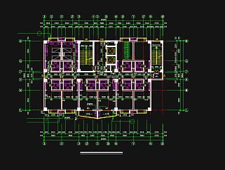宾馆建筑全套CAD施工图，宾馆CAD建筑图纸下载