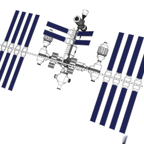 现代宇宙空间站su模型下载，空间站草图大师模型