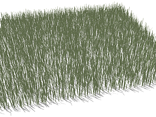 <em>草坪</em>植物su模型，绿植草丛草图大师模型下载