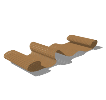 古代竹简书卷草图大师模型，竹简书卷sketchup模型免费下载