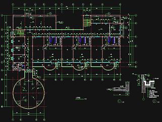 幼儿园建筑施工图，幼儿园CAD设计图纸下载