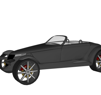 现代汽车免费su模型，现代汽车草图大师模型下载