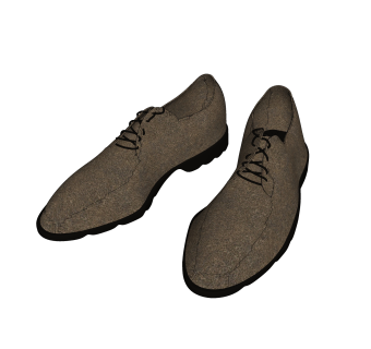 现代绑带休闲鞋草图大师模型,服装店衣架su模型下载