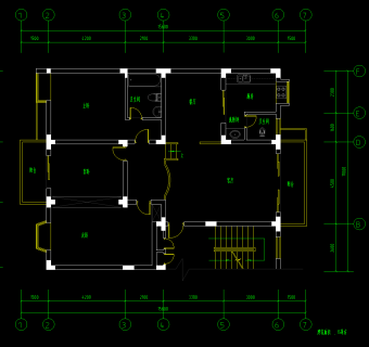 高层住宅平面图，住宅CAD建筑图纸下载