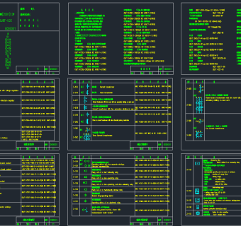 精品电气符号大全CAD素材，电气符号CAD施工图下载