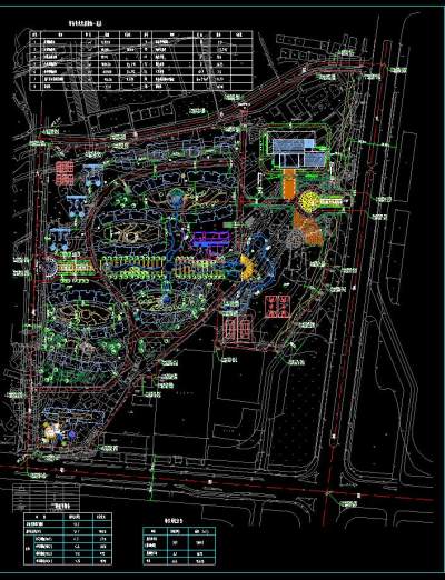小区规划平面图CAD图纸
