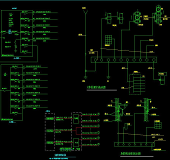 别墅建筑结构电气建筑给排水图施工图CAD图纸