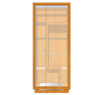 中式酒柜草图大师模型，酒柜su模型下载