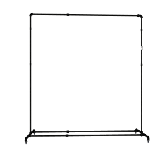 现代铁艺落地衣架草图大师模型,服装店衣架su模型下载