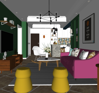 45时尚现代客厅.zip