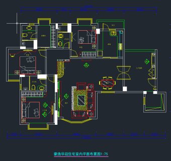 家居住宅CAD施工图下载、家居住宅dwg文件下载