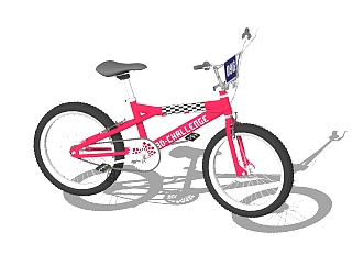 现代<em>自行车</em>sketchup模型，<em>自行车</em>skp模型下载