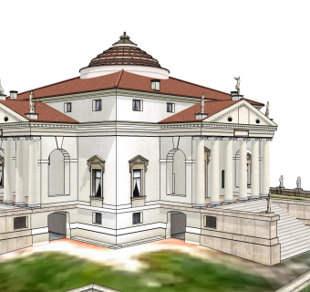 欧式古建草图大师模型下载、古建su模型下载