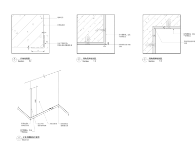 4护角及踢脚线示意图