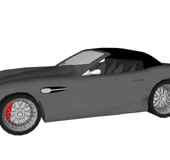 现代汽车免费su模型，现代汽车sketchup模型下载