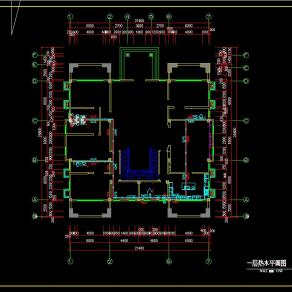 给排水模板，排水CAD施工图纸下载