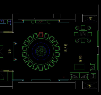 特色·餐厅施工图CAD图纸，餐厅cad设计图纸下载