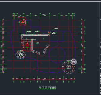 主题公园商店外包装施工图，公园商店外包CAD施工图纸下载