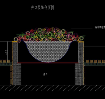 上海某厂区景观绿化设计施工图CAD图纸下载