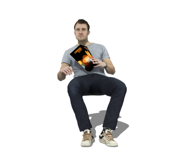 时尚3D真人草图大师模型，男人sketchup模型下载