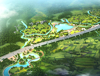麻线河流域景观园林设计案例