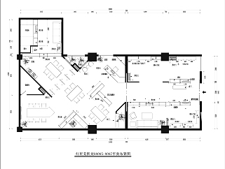 现代会议办公室CAD施工图