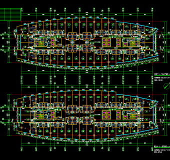 商业综合体建筑施工图，商业综合体CAD施工图纸下载