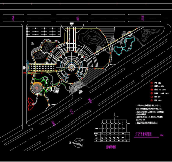 某市中心广场景观工程套图CAD图纸