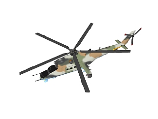 现代武装运输<em>直升机</em>草图大师模型，<em>直升机</em>sketchup模型...