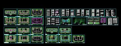 教学楼电气图纸施工图CAD图纸