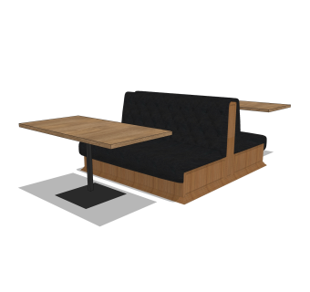 现代餐桌椅草图大师模型，餐厅桌子su模型下载