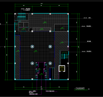 特色咖啡吧西餐厅CAD施工图，咖啡厅CAD图纸下载