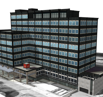 路德维希·密斯·凡·德·罗 别墅居住作品草图大师模型下载