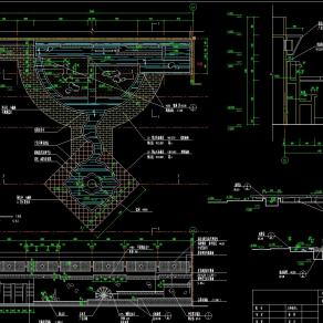 广场设计图工程图，广场cad设计图纸下载