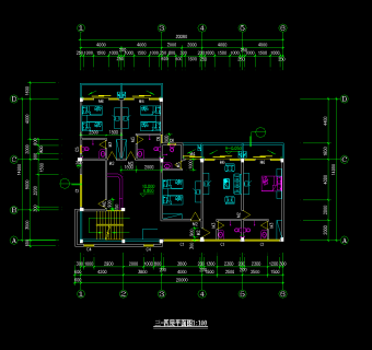 宿舍餐厅CAD施工图，餐厅CAD平面布置图下载