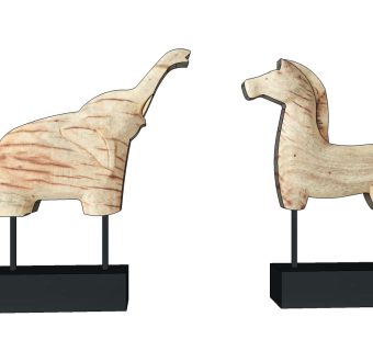 现代景观小品草图大师模型，景观小品sketchup模型skp文件分享