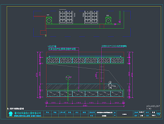  某日产4S店服务中心餐厅设计，餐饮CAD施工图纸下载